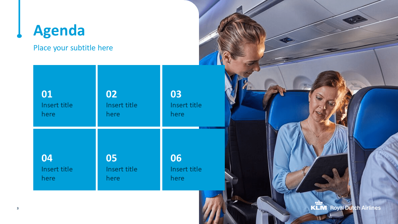 Agenda slide - KLM