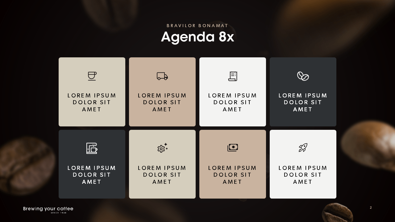 Bravilor - Agenda slide