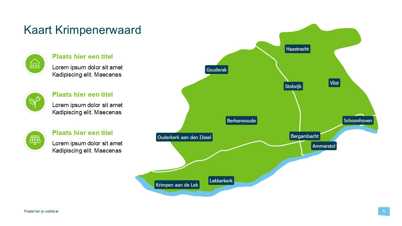 Gemeente Krimpenerwaard - Kaart slide