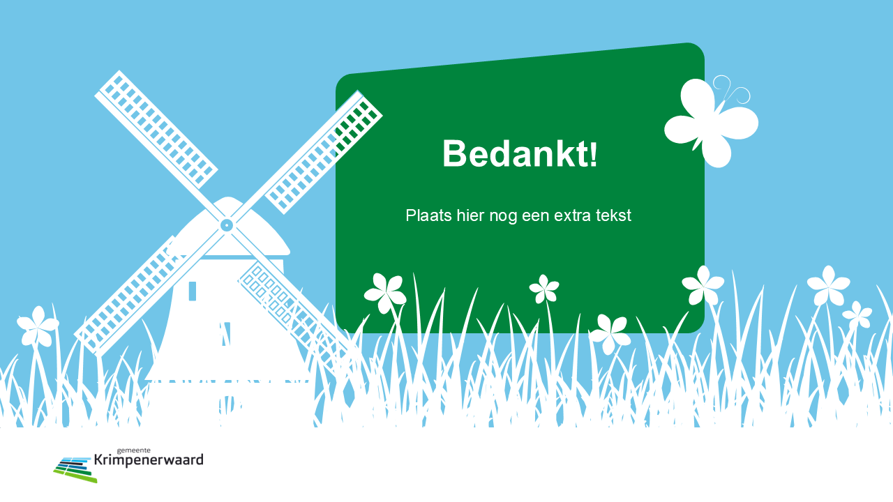 Gemeente Krimpenerwaard - Outro slide