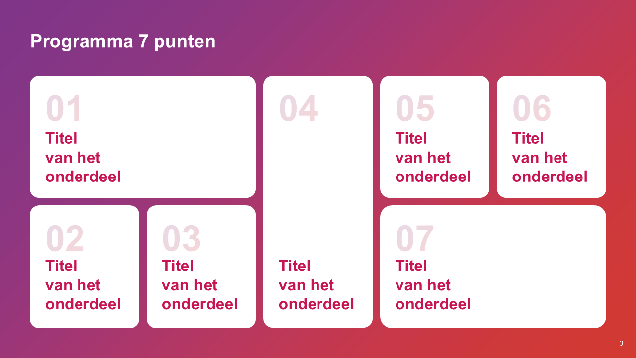 Gemeente Oost Gelre - Agenda slide