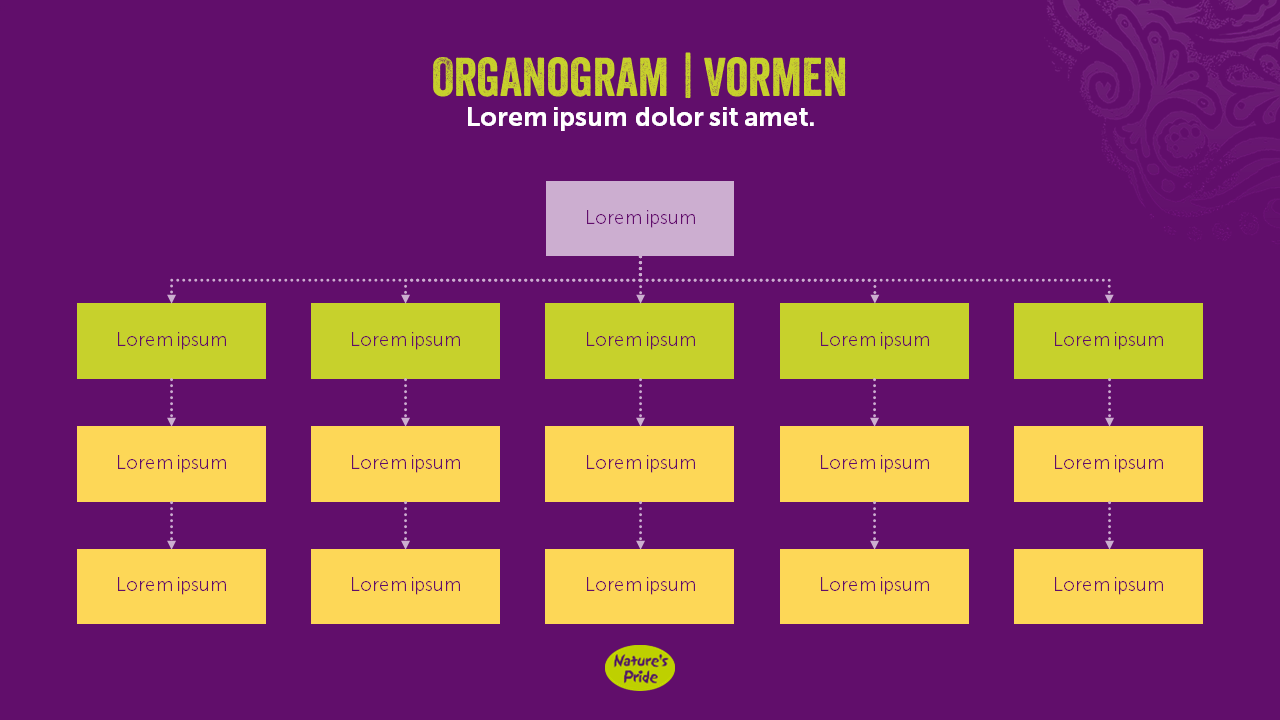 Slidebuilder - Organogram slide