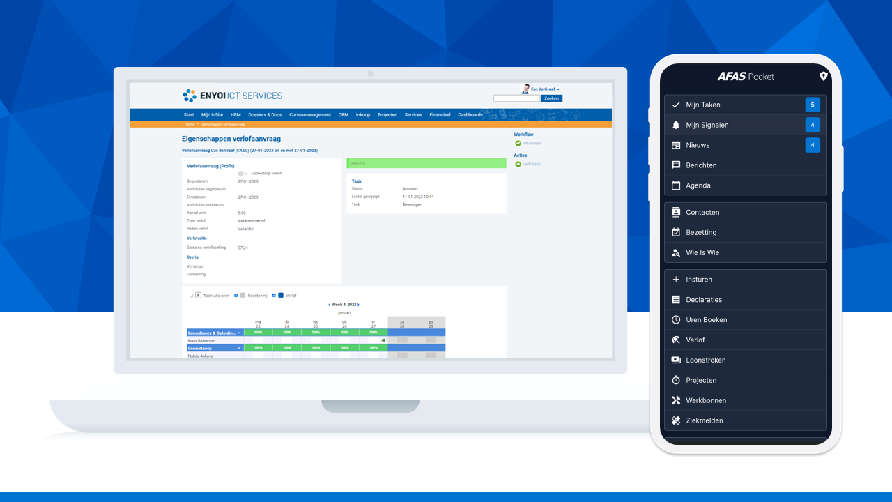 Slidebuilder AFAS - Mock-up 3