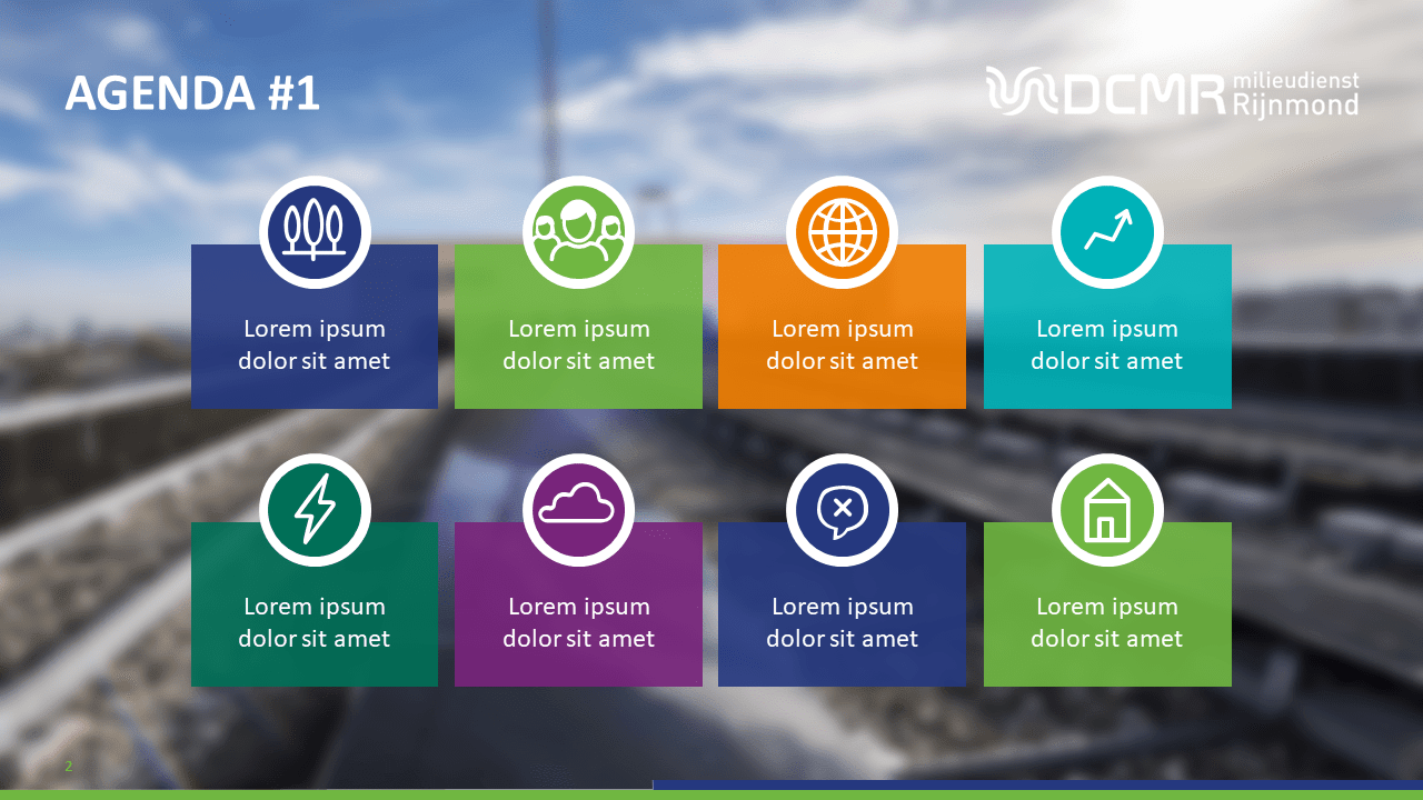 Slidebuilder DCMR - Agenda slide