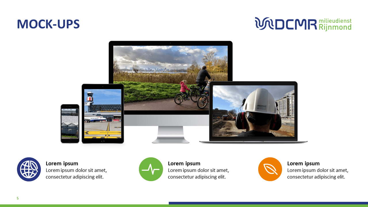 Slidebuilder DCMR - Mock-up
