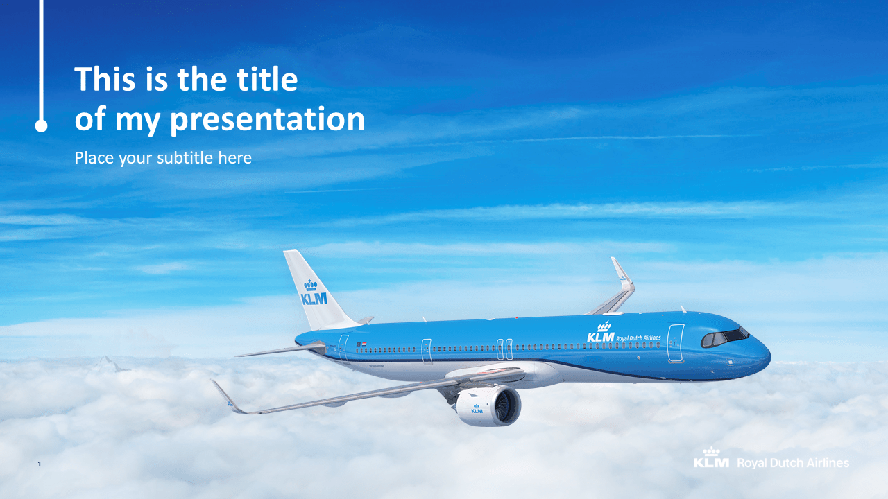 Titel slide - KLM